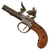 Original 19th Century U.S. Engraved Boxlock .38cal. Flintlock Pocket Pistol - Circa 1800 Original Items