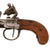 Original 19th Century U.S. Engraved Boxlock .38cal. Flintlock Pocket Pistol - Circa 1800 Original Items
