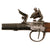 Original 19th Century U.S. Engraved Boxlock .38cal. Flintlock Pocket Pistol - Circa 1800 Original Items