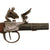 Original 19th Century U.S. Engraved Boxlock .38cal. Flintlock Pocket Pistol - Circa 1800 Original Items