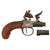 Original 19th Century U.S. Engraved Boxlock .38cal. Flintlock Pocket Pistol - Circa 1800 Original Items