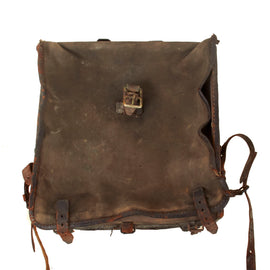 Original Danish WWI / WWII Era Danish Army Infantry Tornister Knapsack - Rare