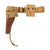 Original U.S. WWI M-1910 Pistol Belt Rig Featuring M1916 Holster for 1911 .45 Automatic, Magazine Pouch and First Aid Pouch with Sealed 1916-Dated Bandage