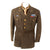 Original WWII U.S. 29th Infantry Division Infantry Officer D-Day Veteran’s Uniform Jacket with Matching Patched Shirt - Unnamed Original Items