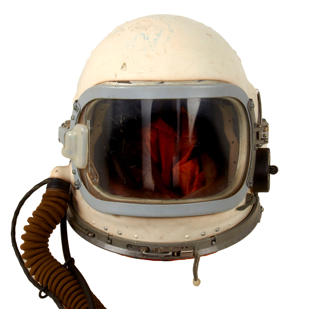 Original Cold War Soviet MIG Jet Fighter GSH-6A High Altitude Flying Helmet with Inner Helmet Original Items