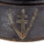 Original French WWII FFI-Captured & Painted Paris Police M1915 Adrian Helmet with Liner & Name Tape Original Items