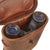 Original U.S. WWII Pearl Harbor Survivor Navy 6x30 Binoculars in Case, ID Bracelet, and Table Medal of Lt. Commander Frederic H. White, USS West Virginia