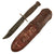 Original U.S. Vietnam War Harold Edward Fischer’s Early 6" Blade "Jet Pilot" Air Force Survival Knife by Camillus with Scabbard & Whetstone - DSC, DFC, LM, SS, PWM Original Items