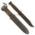 Original U.S. WWII USN Mark 2 KA-BAR Fighting Knife by Robeson Cutlery Co. with USN MK2 Scabbard