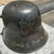 Original German WWII Identified USGI Decorated Travel Diary RLB Air Defense Reissued Austrian M17 Helmet with Letter and Photo - Size 64 Shell Original Items