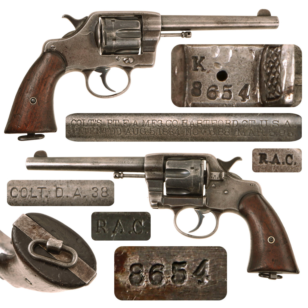 Original U.S. Colt Model 1894 "New Army" D.A. 38 Revolver Made in 1895 - Attributed Serial 64271 Original Items