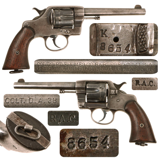 Original U.S. Colt Model 1894 "New Army" D.A. 38 Revolver Made in 1895 - Attributed Serial 64271 Original Items