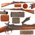 Original U.S. Springfield Trapdoor Model 1884 Saddle Ring Carbine Serial No. 379084 with 3-Piece Cleaning Rod & Shell Extractor - Manufactured in 1887