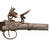 Original British Napoleonic Era Engraved Boxlock .49cal. Flintlock Vest Pocket Pistol - Circa 1810 Original Items