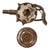 Original U.S. Antique Rare Blued Finish THE PROTECTOR Palm Pistol by Chicago Firearms Co. with Matching Serial 4937 - Only 1,000 Made with Blued Finish Original Items