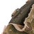 Original U.S. WWII USMC Rear Seam Swivel Bale M1 Helmet with MSA Liner and 2nd Pattern USMC Camouflage “Frogskin” Cover