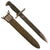 Original U.S. WWII M1 Garand 10 inch Bayonet by American Fork & Hoe with M7 Scabbard Original Items