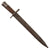 Original U.S. Banana Wars Model 1892 Krag Rifle Bayonet and 1st Pattern Scabbard - Dated 1903