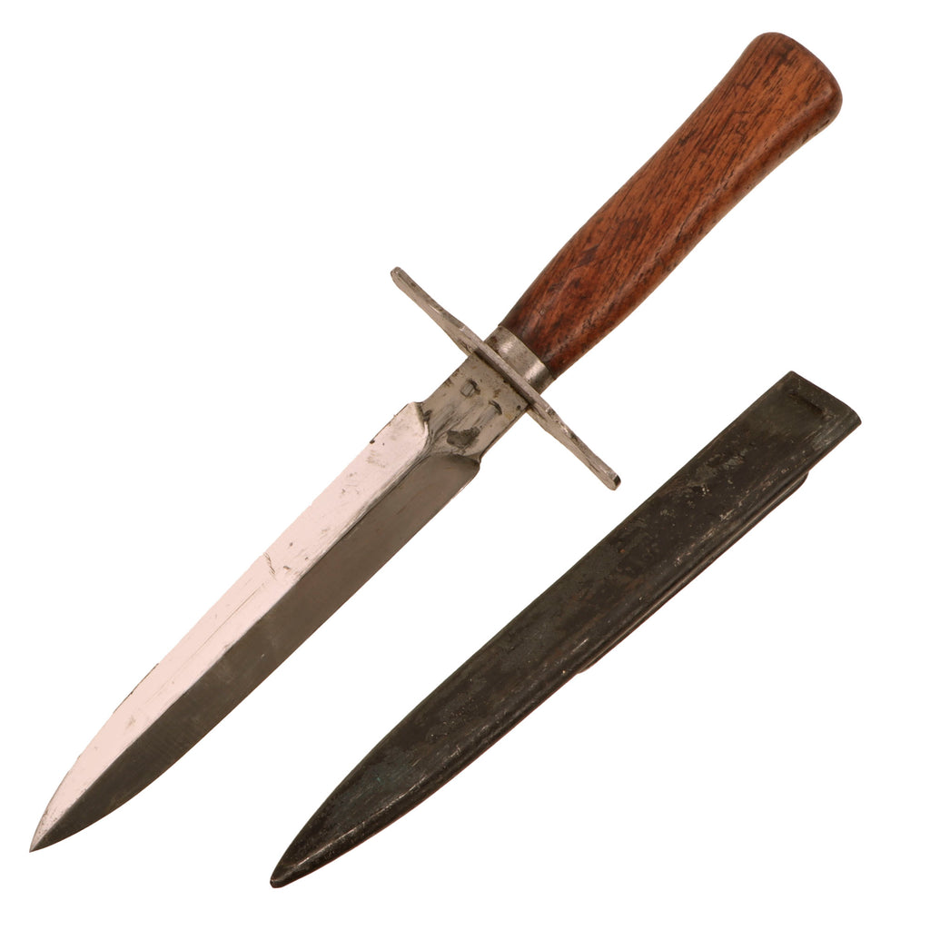 Original French WWI M1916 Type 2 Fighting Knife by Gonon 41 with Scabbard - Le Vengeur de 1870 Original Items