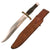 Original U.S. Vietnam War Era Randall Model 12 “Confederate Bowie” Fighting Knife with Original Roughback Sheath and Whetstone - Rare