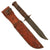 Original U.S. WWII Navy Rare “Red Spacer” Mark 2 KA-BAR Fighting Knife by PAL with Leather Scabbard Original Items