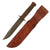 Original U.S. WWII Navy Rare “Red Spacer” Mark 2 KA-BAR Fighting Knife by PAL with Leather Scabbard Original Items