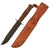 Original U.S. WWII USMC Mark 2 KA-BAR Fighting Knife by CAMILLUS in Leather Sheath - Excellent Blade Original Items