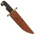 Original U.S. WWII AAF E-1 Survival Knife with Camillus “4-Line” Markings in Leather Sheath Identified to CBI Veteran Original Items