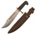 Original U.S. WWII Rare Australian-Made Machete V44 Knife with Australian-Made Leather Sheath - “Morgan” Original Items