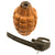 Original U.S. WWII Inert MkII Yellow Early War High Explosive Pineapple Grenade with M10A3 Fuze