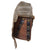 Original U.S. American Revolutionary War Era Belly Cartridge Box with Detached Patterned Flap - Nailed Construction Original Items