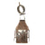 Original U.S. Early 19th Century Era Punched Tin Oil Lantern with Retained Can - Cracked Glass Original Items