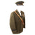 Original U.S. WWII Patrol Bombing Squadron 102 Naval Aviator Uniform Grouping with Western G-46-6 "Shark" Fighting Knife, M3 Holster, Annotated Mission Maps, and Ephemera - William P. McDonnell