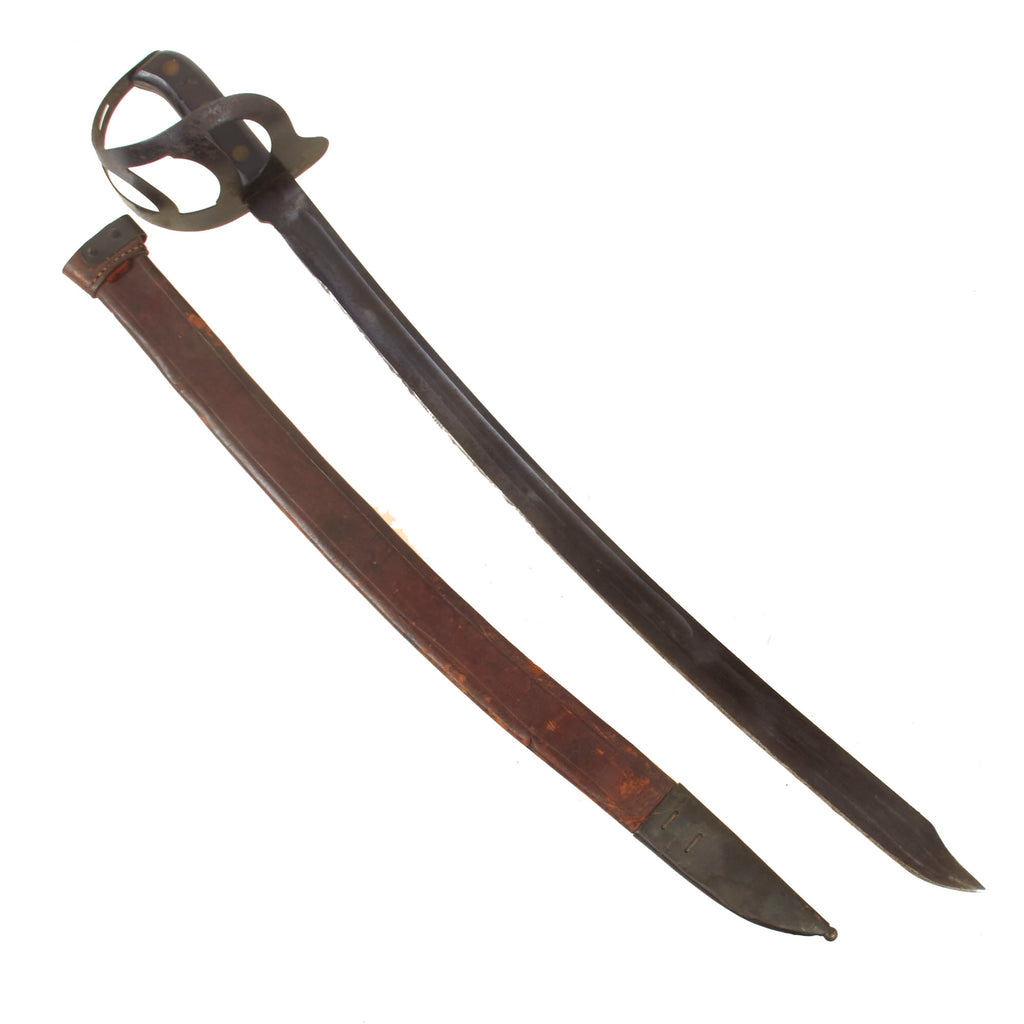 Original U.S. WWII US Navy Unmarked Milsco M-1941 Klewang Boarding Cutlass With Correct Scabbard Original Items