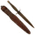 Original British WWII Rare “Beaded and Ribbed” Fairbairn Sykes Second Pattern Commando Knife With Scabbard