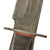 Original U.S. WWII PAL RH-36 MkII-Style Fighting Knife with Officer-Named & Serial Number-Marked Leather Belt Scabbard