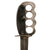 Original U.S. WWII Theater-Made Fighting Knife with Bakelite Grip & Sheath with G.I.’s Stenciled Laundry Number Original Items