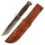 Original U.S. WWII PAL RH-36 MkII-Style Fighting Knife with Leather Belt Scabbard - Parkerized Blade Original Items