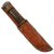 Original U.S. WWII PAL RH-36 MkII-Style Fighting Knife with Leather Belt Scabbard - Parkerized Blade Original Items