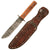 Original U.S. WWII AAF E-1 Survival Knife with Camillus “4-Line” Markings in Leather Sheath Identified to CBI Veteran Original Items