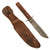 Original U.S. WWII AAF E-1 Survival Knife with Camillus “4-Line” Markings in Leather Sheath Identified to CBI Veteran Original Items
