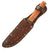 Original U.S. WWII AAF E-1 Survival Knife with Camillus “4-Line” Markings in Leather Sheath Identified to CBI Veteran Original Items