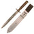 Original U.S. WWII Navy “Ship Made” Cartridge Casing Handle Stiletto Fighting Knife Commemorating Battle of Midway with Sheath - Casing Dated 1942