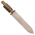 Original U.S. WWII Navy “Ship Made” Cartridge Casing Handle Stiletto Fighting Knife Commemorating Battle of Midway with Sheath - Casing Dated 1942