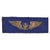 Original U.S. WWII British-Made Bullion Aircrew Wings on Blue “Combat Crew” Field - Excellent Original Items