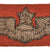 Original U.S. WWII Italian-Made Heavy Bullion Senior Pilot Wings on Leather Backing for Flight Jacket - Excellent Original Items
