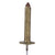 Original U.S. WWI Service-Worn Model 1918 Mark I Trench Knife by L. F. & C. with L. F. & C. Steel Scabbard