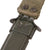 Original U.S. Vietnam War Era 101st Airborne Division Modified M3 Style Fighting Knife with 101st AB Arrow Etched Blade & M8 Scabbard