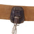 Original Japanese WWII Army Officer’s Web Belt with Saber Chape & Chain - Nickeled Hardware