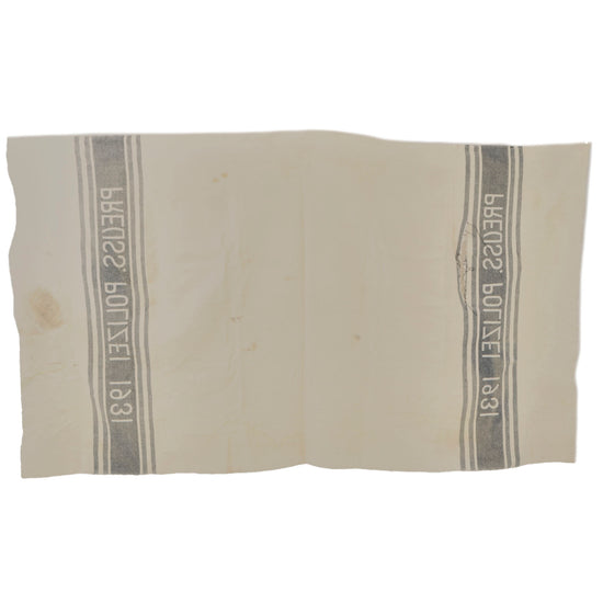 Original German Pre-WWII Prussian Police Blanket Dated 1931 - 47 ½ x 82”